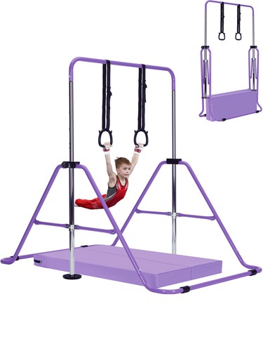 Adjustable kid gymnastics bar - gymnastics,