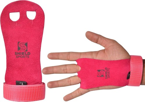Kids leather grips bright pink - grips,
