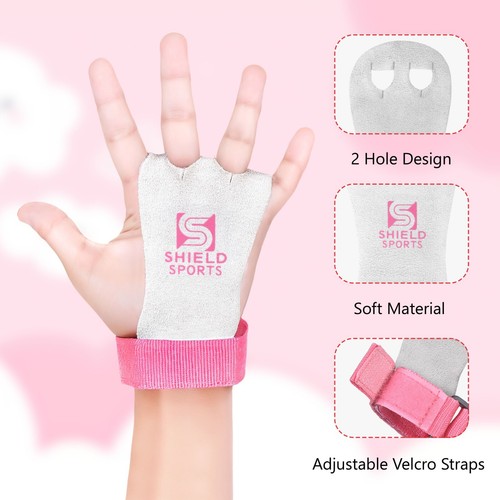 Kids leather grips hand guard - grips,