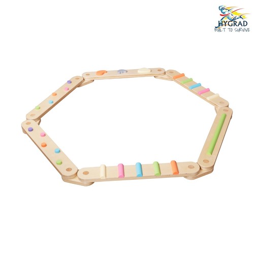 Kids wooden balance beam - wooden,