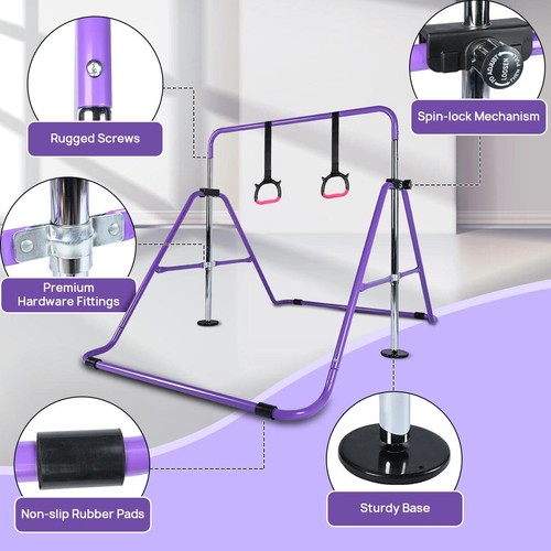 Folding kids gymnastics bar - gymnastics,